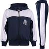A2Z 4 Kids Ragazze Ragazzi Tuta Progettista A2Z Ricamato Contrasto Pannelli - T.S A2Z 704 Navy 7-8