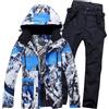 Generico Completo Tuta Da Sci Donna Tuta Sci Donna Due Pezzi Tuta Da Sci Bambina Costume Da Sci Da Donna Tuta Da Sci Donna Completa Tuta Da Neve Antivento Tuta Jumpsuit Donna Elegante Invernale Outdoor Hooded