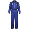 Josamogre Costume Astronauta Adulto per Uomo Costume Spazio Tuta Maschio Costumi Spaziale Halloween Carnevale Cosplay Blu XL
