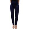ANDRIEN FASHION & TRICOT Pantalone Donna Invernale in Jersey, Vita Alta, Elasticizzato, Comodo, Tasche Finte