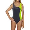 sesto senso Costume da Bagno Ragazza Sportivo Costume Intero Opaco Bimba Grafite e Celadon 158 BW690 Graphite Celadon