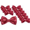 BomGuard papillon da uomo set da 10 - Bordeaux rosso scuro