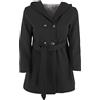 JOPHY & CO. Cappotto Bambina Doppiopetto con Cappuccio e Tasche (cod. 2078)