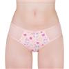 LittleForBig Slip unisex hipster Usagi Moon Mesh Shaping Tucking Gaff Mutandine per Sissies Crossdresser Transgender, Colore: rosa., L