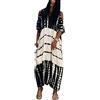 YOUKD Kaftano Estivo Senza Spalline Maxi Vestaglia da Donna Bohemian Homewear Beach Bikini Coverups
