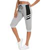 Terecey Pantaloni 3/4 da Donna in Cotone Sportivi Ladies Estivi Jogging