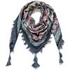 Nuofengkudu Sciarpe Cotone Donna Eleganti Floreale Stampa Bohemien Etniche Stile Grande Vintage Piazza Scialli Foulard con Fiocco Scarfs 110 * 110CM X-Colore 6