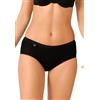 Sloggi Basic Midi 4-6-8 Pezzi Slip Donna in Cotone Basic+ Mutande Donna Slip Donna Midi B24 (42, 6 Pezzi.Nero)