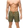 DANISH ENDURANCE Costume Uomo Mare, Pantaloncini da Bagno, Verde Oliva, L
