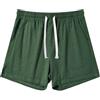 Amy Coulee Pantaloni da notte corti da uomo, in cotone, 4, leggeri, pantaloni corti da pigiama con tasche, S