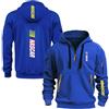 JANZBZSU Felpe con Cappuccio Maglioni Giacche da Uomo per N.A.S.C.A.R. Mezza Zip Capispalla Primaverili Ed Autunnali Top Maniche Lunghe Abbigliamento Sportivo-LanSe||XX_l