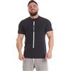FGM04 Uomo - T-Shirt Stripe, Nero/Bianco/Verde Militare/Blu, Cotone, vestibilità Morbida, 100% Made in Italy (IT, Testo, M, Regular, Regular, Blu)