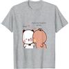 OrcoW Simpatica Maglietta Bubu Panda Bear Couple Love Bubu e, Grigio, 4XL