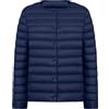 Cocila Giacca Leggera Da Donna In Piumino D'anatra Bianco Semplice E Con Scollo A V Rotondo Sottile Giubbotto Di Marca (Dark Blue Xl) Giubbotti Donna Invernali Cappotto Grigio Corto Giubbino