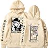 zhedu Bungou Stray Dogs Ragazzi Ragazze 2D Felpa con Cappuccio Nakahara Chuya Pullover Unisex Classico Anime Cosplay Harajuku Grafica Streetwear (Color 02,S)