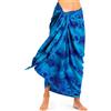 PANASIAM Sarong B110 blue flower, L