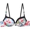 YAMAMAY - Bikini Parte Alta, Modello Balconcino con Ferretto e Coppe Preformate, Donna, Tahiti, Multicolore, Stampa Floreale