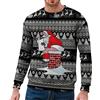 Generico Maglioni Natalizi Divertenti Maglione Natalizio Uomo, Ugly Christmas Sweater Ugly Babbo Natale Maglione di Natale Divertente Brutto Christmas Jumper Renne di per Uomo 2025
