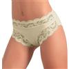 JADEA Slip Donna in Cotone Modal, Offerta 6-12 Pezzi, Slip Donna Midi Art. 742 (6 Pezzi Cipria, 3)