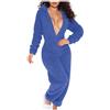 HAOLEI Pigiama Donna Invernale Intero Adulto Cosplay Animale Onesies Morbido e Caldo Pigiama Invernale Pile con Cappuccio e Tasche Tuta Intera in Peluche Ideale Regalo per Costume Carnevale Halloween Natale