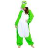 SAZAC Kigurumi Super Mairo Bros. Yoshi - Tuta Intera per Halloween, Multicolore, One Size personnes 1m50 a 1m80