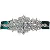 Ulalaza Donne Prom Abito da Sera Decorativo Waistband Bridal Crystal Sash Cintura di Nozze con Strass