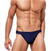 SEAUR Slip da bagno da uomo, corto, aderente, sexy, mini pantaloni da nuoto, ad asciugatura rapida, classico, per sport acquatici, spiaggia, piscina, EU S-XL = (Asie M-XXL), Blu scuro, L