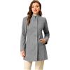 Allegra K Coat Caban Donna | Caldo peacoat casual, versatile abbigliamento quotidiano da ufficio, vestibilità ampia e rilassata, elegante dettaglio