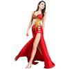 ROYAL SMEELA Costume da Danza del Ventre Reggiseno e Gonna Danza Ventre Vestito di Danza del Ventre Donne Insieme Squisito del Costume del Totem di Phoenix Vestito Sexy Abito Danza del Ventre Lunga