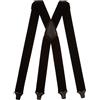 Olata Bretelle da Uomo a X, Senza Metallo, Clip in Plastica, 40 mm | Bretelle a X da 40 mm senza metallo con clip in plastica; regolabili per viaggio, lavoro e uso quotidiano.