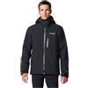 Columbia Explorers Edge™ II, Giacca impermeabile da Escursionismo Uomo (IT, Testo, L, Regular, Regular, Nero)