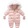 DaPongZhi Tuta da Neve Bambino Inverno Tutina Peluche Addensare Pagliaccetto Tutone con Cappuccio Manica Lunga Jacket childrenscostume Tutina da Neonato Piumino Leggero Bimba,Giacca a Vento Bambin