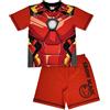 Marvel Ironman Avengers - Pigiama corto con frontale luminoso, 5-6 Jahre