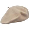 Melegari Berretto Basco Donna | 100% Lana | Margie Beret | Made in EU (Rosa 571)