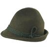 Faustmann Classico cappello Tiroler, cappello Alpenhut, cappello da trekking in robusto feltro di lana per tre punte ideali in 100% feltro di lana