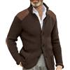 Generico Maglioni E Cardigan Da Uomo, Invernale Elegante Maglioncino Pesante Caldo Riscaldato Giubbotto Scollo a V Maglia Taglie Forti Giacca Maglione Leggera Softshell Casual Felpa Slim Cappotti Pullover Lana