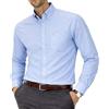 JANEO BRITISH APPAREL Nos Tibi Serviat U Camicia Oxford a Maniche Lunghe da Uomo, Colletto e Tasca con Bottoni, Weekender da Lavoro Casual in Stile Inglese. The English Oxford di Janeo British Apparel.