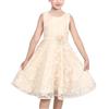 Sunny Fashion Vestito Bambina 3 Livelli Rosa Fiore Onda Pageant Nozze Bambini Capi di Abbigliamento 4-12 Anni