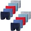 LOREZA ® 10 Boxer per Ragazzi Intimo Cotone Bambino Mutande 2-15 Anni