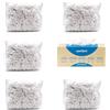 Pedsox, Calze Igieniche Monouso per Prova Calzature, Busta Refill 500 pezzi, Linea Comfort, Unisex, Taglia Unica, Bianco