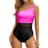 Generico Costume Intero Donna Contenitivo, Mare Costumi Vita Alta Swimsuit Nuoto Curvy Push Up Sexy Trikini Piscina da Bagno Modellante