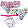 JADEA 6 Paia Slip Bimba in Cotone con Fascia Alta e Fascia Bassa - Immagine indicativa i Colori variano in Base agli Ultimi arrivi di LadyC