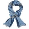 Ella Jonte Sciarpa leggera da uomo grigio nero o blu viscosa sciarpa per uomo, Blu, Taglia unica