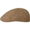 Stetson Coppola Texas Eskridge Jersey Donna/Uomo - Made in The EU Cappello Piatto con Visiera, Fodera Inverno Autunno/Inverno - S (54-55 cm) Marrone Chiaro