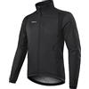 BERGRISAR Giacca Ciclismo Uomo Invernale per Bici MTB Gravel Antivento Termica Impermeabile con 6 tasche