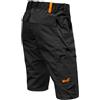 strongAnt Shorts Stretch da Uomo Berlin PRO Pantaloncini da Lavoro Estivi Cargo Outdoor - Grigio Nero Bianco