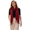 LA FERANI Sciarpa estiva da donna, 100% cashmere, sottile, 200 x 70 cm, leggermente trasparente, bianco, nero, fazzoletto pashmina, per estate, primavera, casual, business, stile, regalo per voi