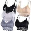 Duufin 5 Pezzi Reggiseno Bralette Pizzo Reggiseno Senza Ferretto per Donna e Ragazze