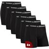 DANISH ENDURANCE Boxer Uomo Cotone, con o Senza Patta, 6 Paia | Boxer in cotone traspirante, con o senza apertura frontale, cuciture piatte antisfregamento, per il comfort quotidiano