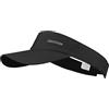 OTTERSHELL Visiera parasole sportiva con slot per occhiali, visiera atletica regolabile per corsa, golf, tennis, pesca., nero, taglia unica